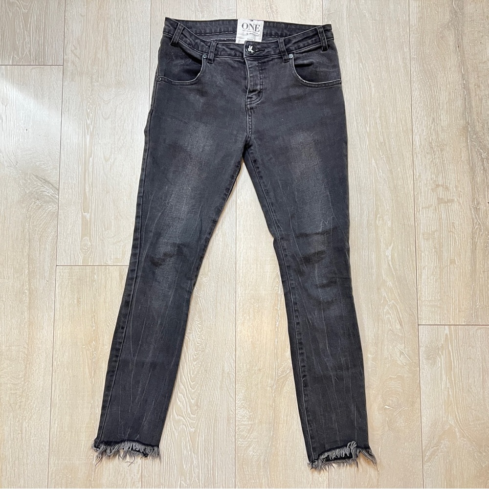 One Teaspoon Washed Black ‘Yardbirds’